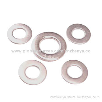 Flat washer, made of carbon steel materials with zinc surface